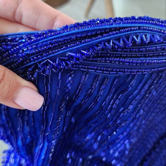 $4925 Gaurav Gupta Lightning Bead-Embellished Strapless Mini Dress- Size6 US - Picture 11 of 11